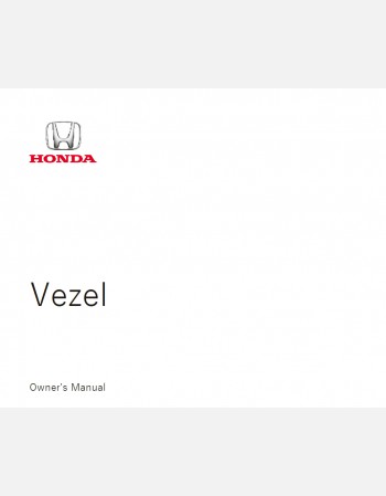 honda vezel 2017-2018 owners manual in english